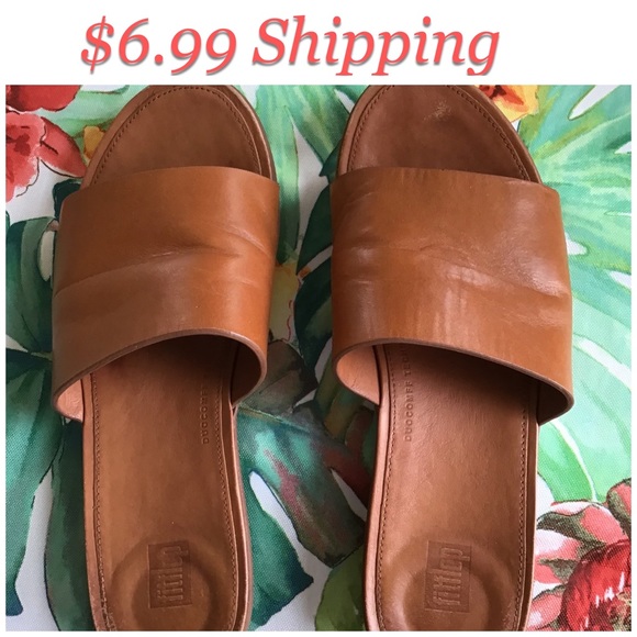 Fitflop Shoes - FitFlops Leather Slide